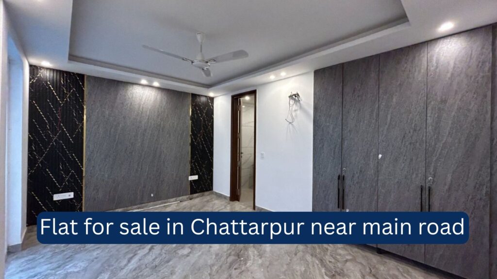 Flat for sale in Chattarpur near main road