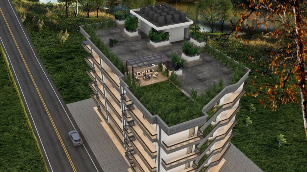 Flat in Chattarpur with Terrace Garden