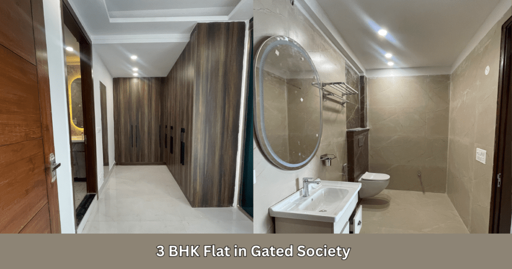 3 BHK Flat in Gated Society